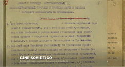 Desktop Screenshot of cinesovietico.com