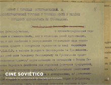 Tablet Screenshot of cinesovietico.com